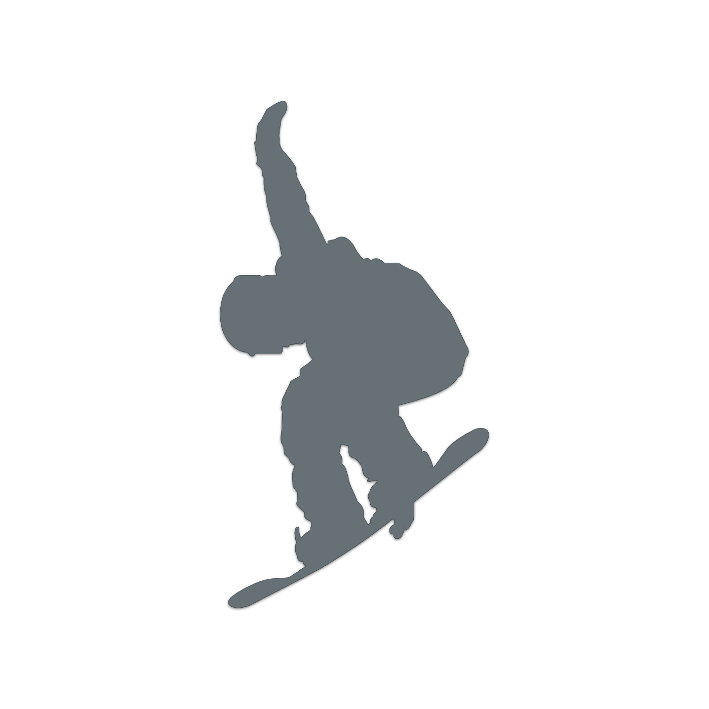 Snowboarding Sticker Decal Die Cut