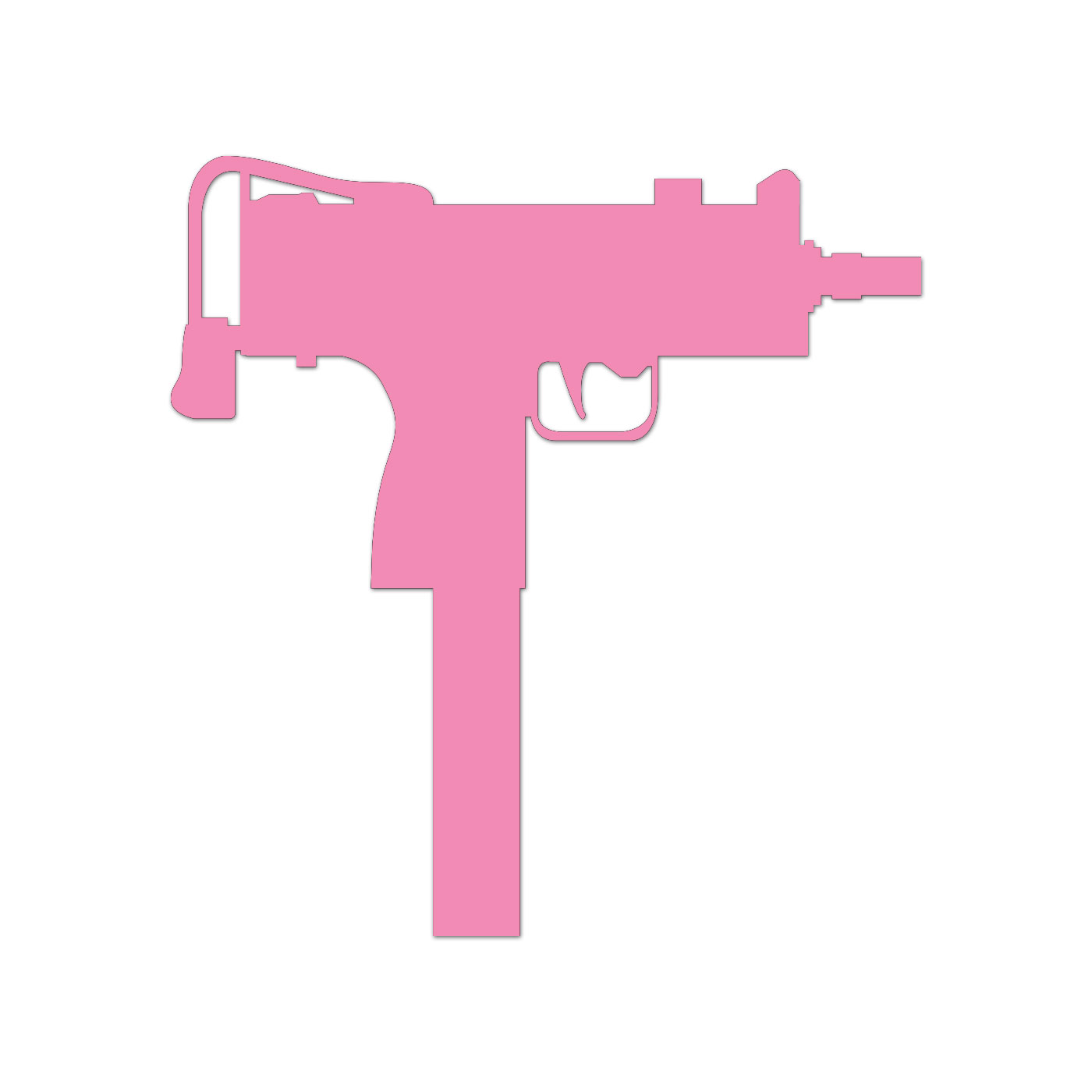 MAC 10 Sticker Decal Die Cut
