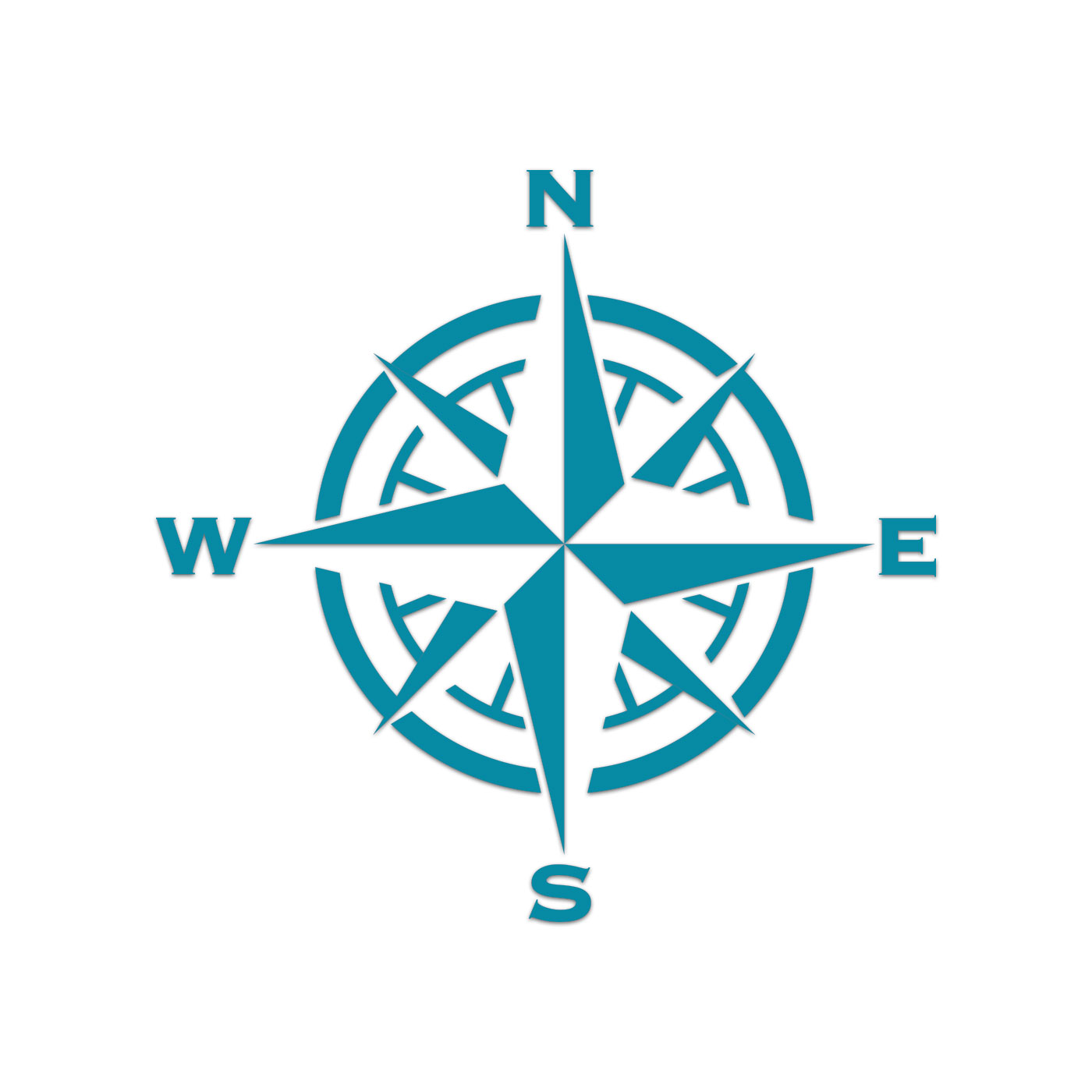 Compass Rose Sticker Decal Die Cut | eBay