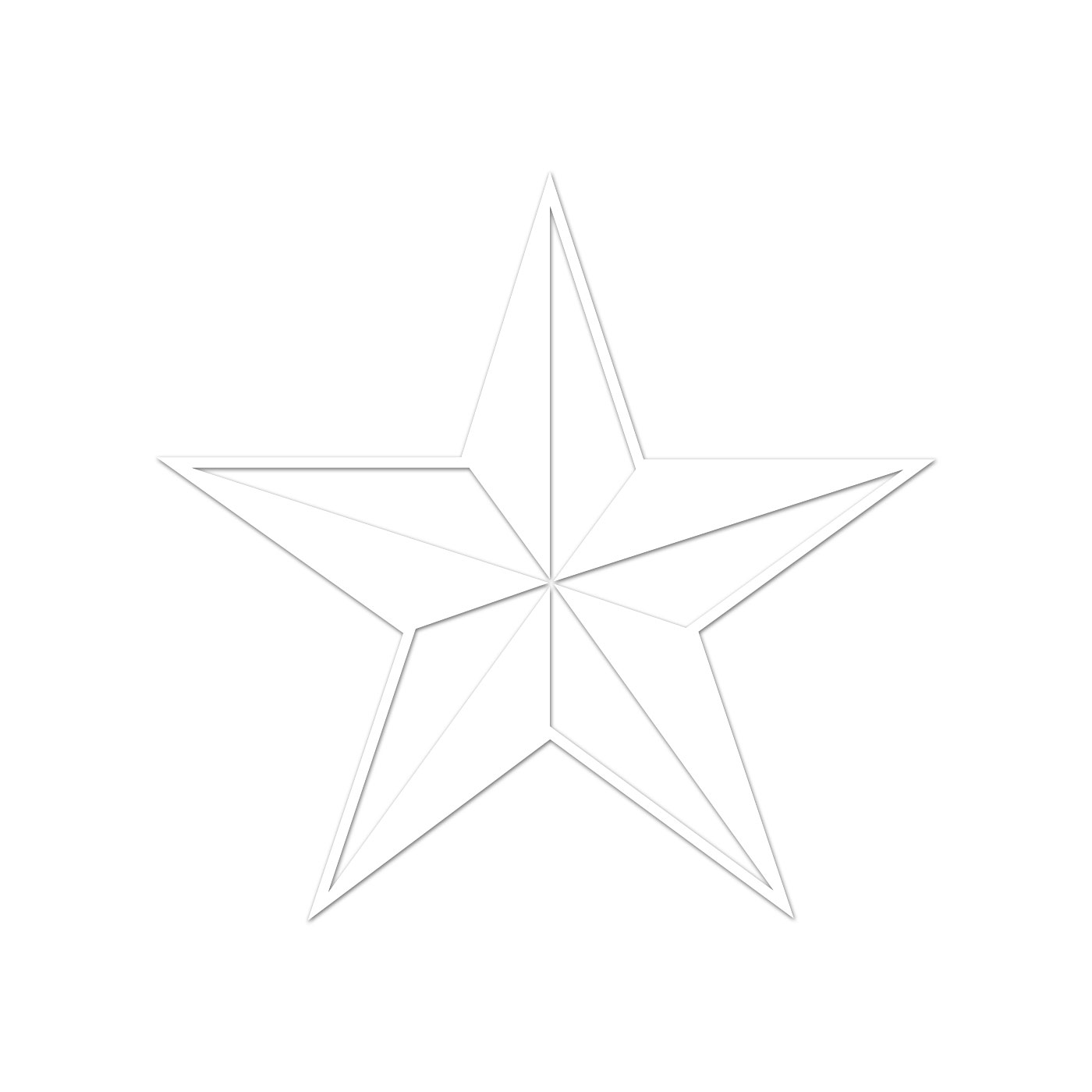 Nautical Star Sticker Decal Die Cut