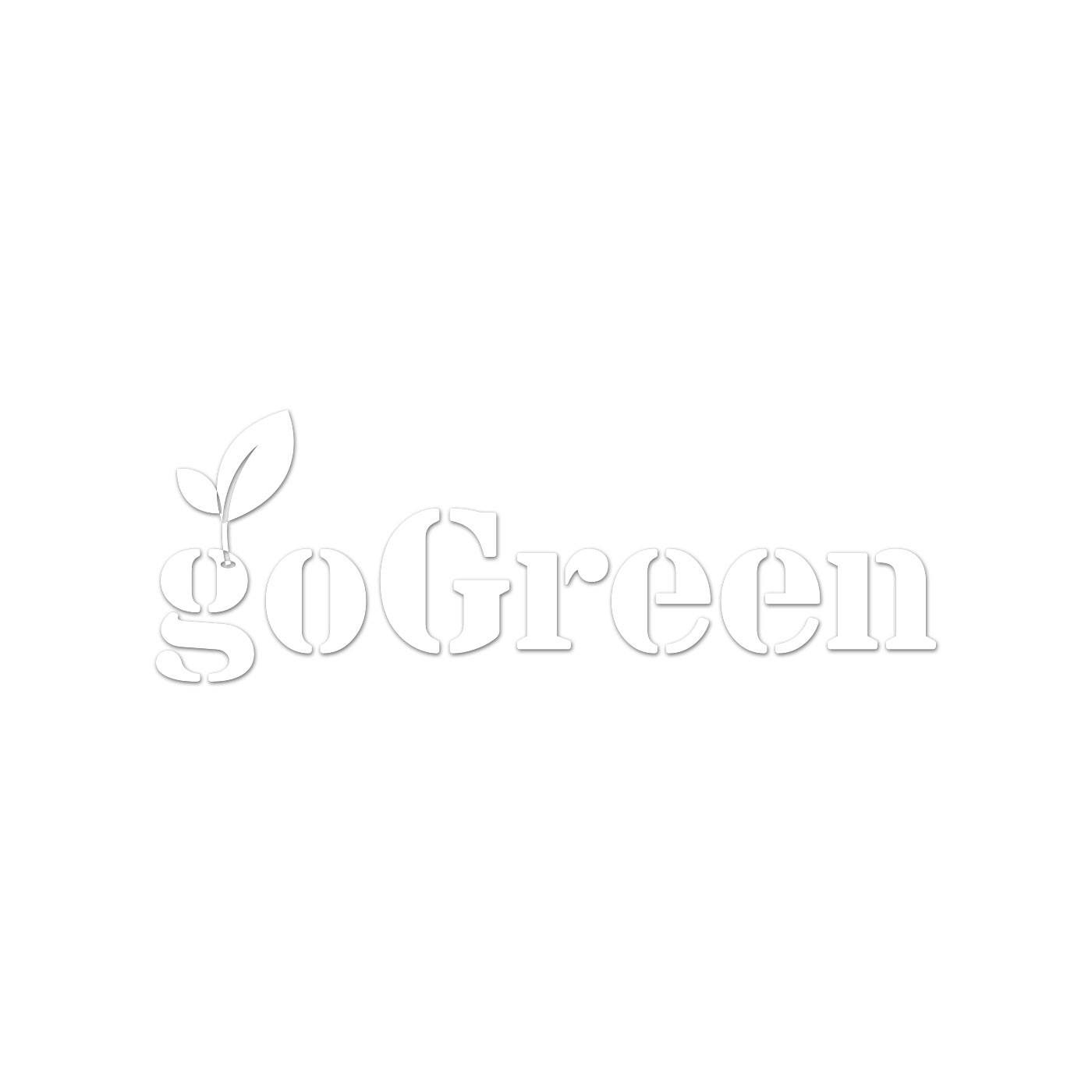 Go Green Sticker Decal Die Cut