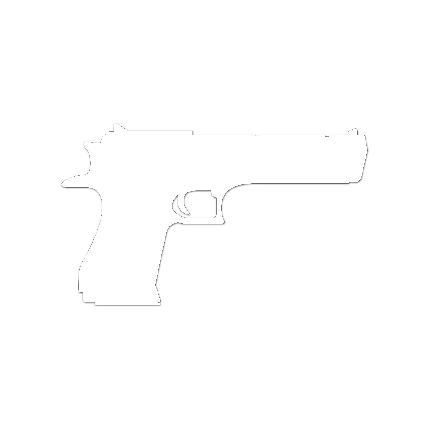 Desert Eagle Sticker Decal Die Cut