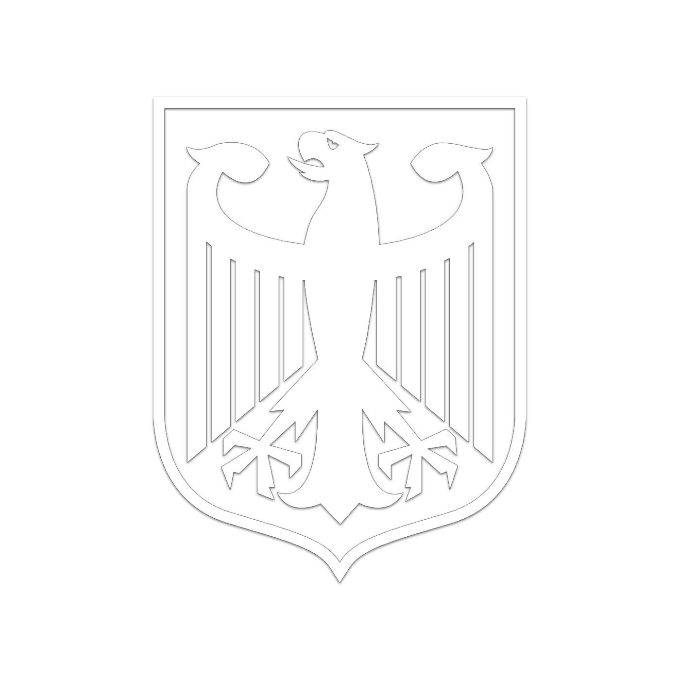 Deutschland Germany Sticker Decal Die Cut