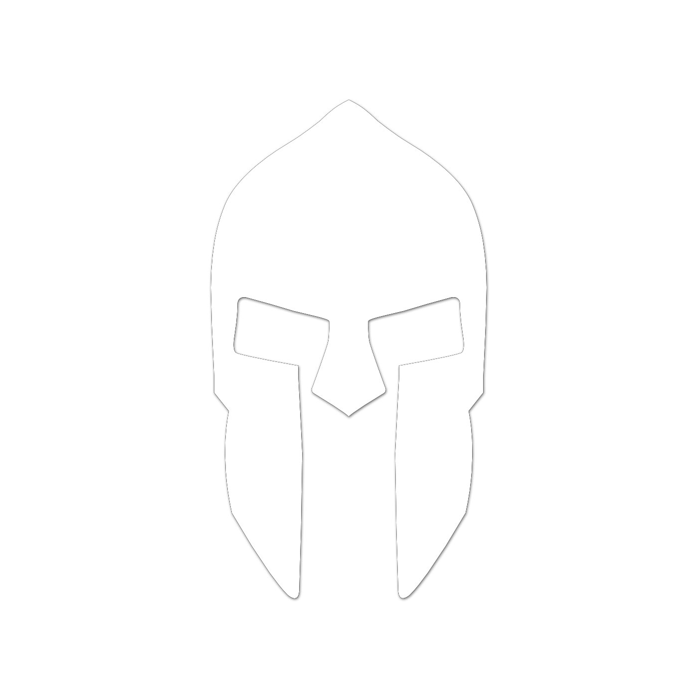 Spartan Helmet Sticker Decal Die Cut