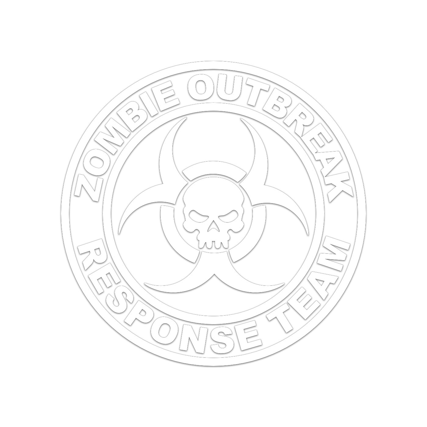 Zombie Outbreak Response Team Sticker Decal Die Cut