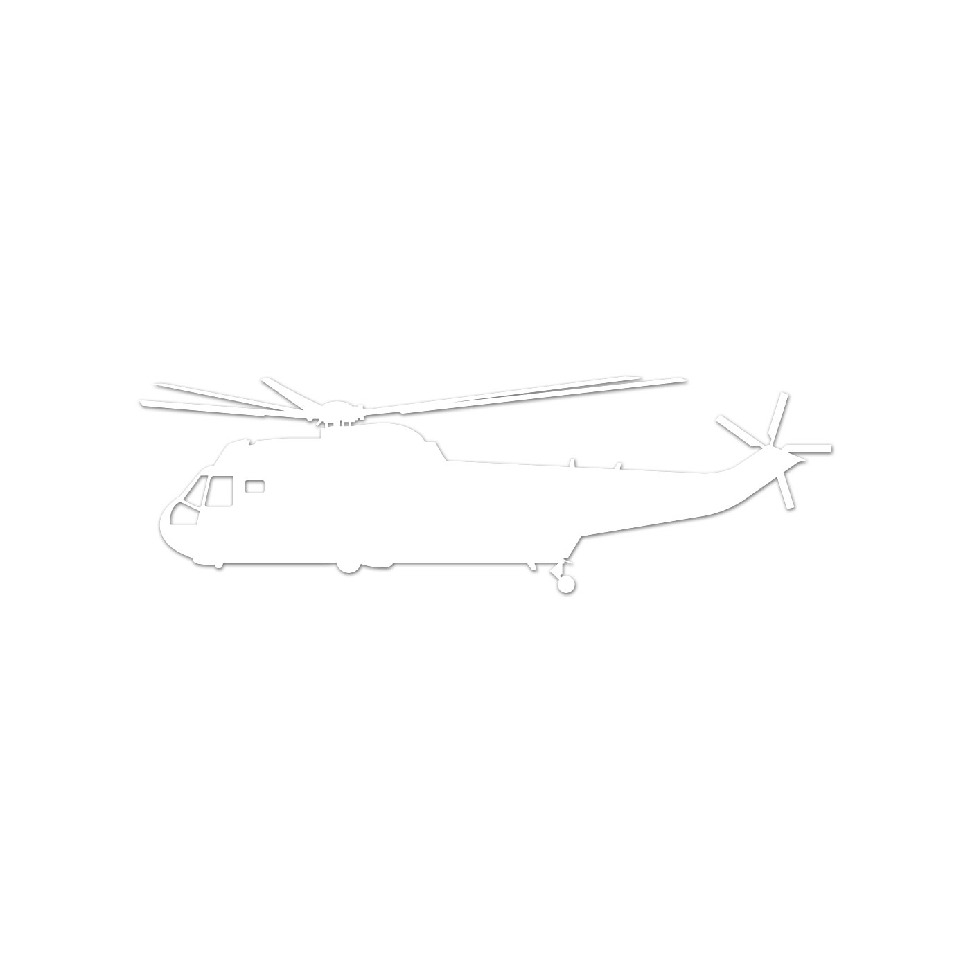SH-3 H-3 Sea King Helicopter Sticker Decal Die Cut