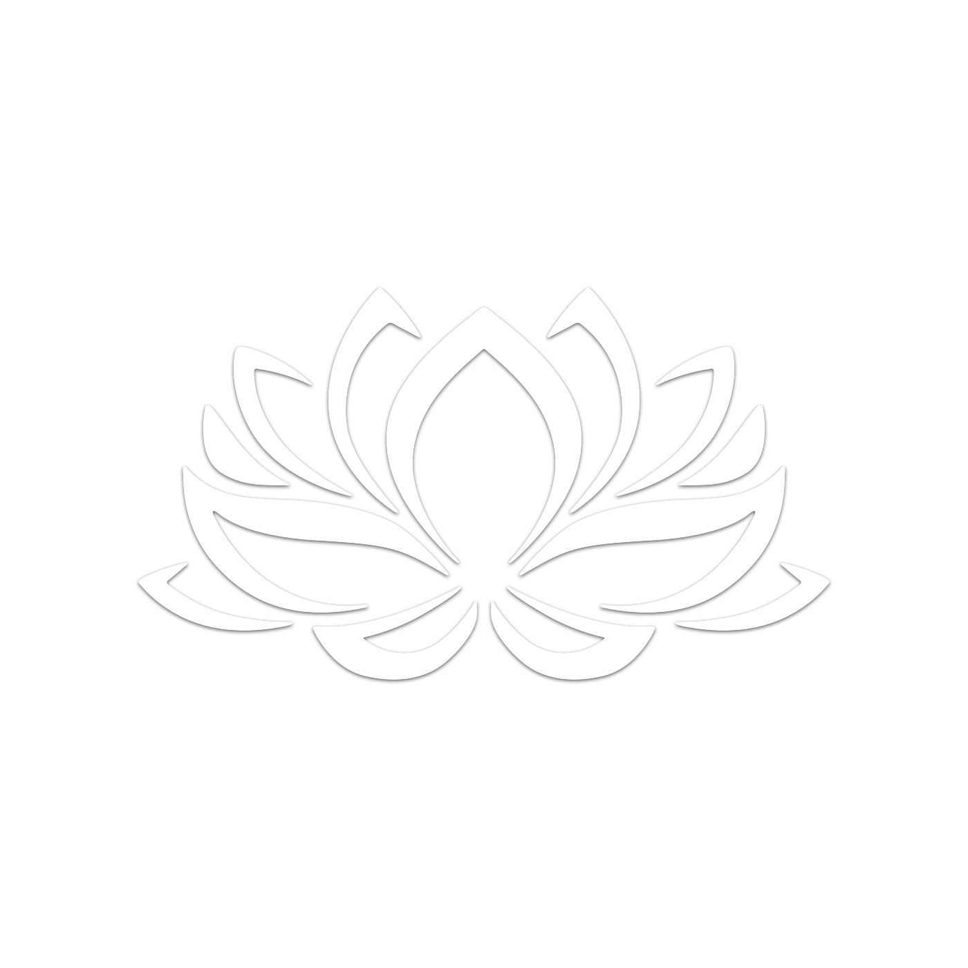 Lotus Flower Sticker Decal Die Cut