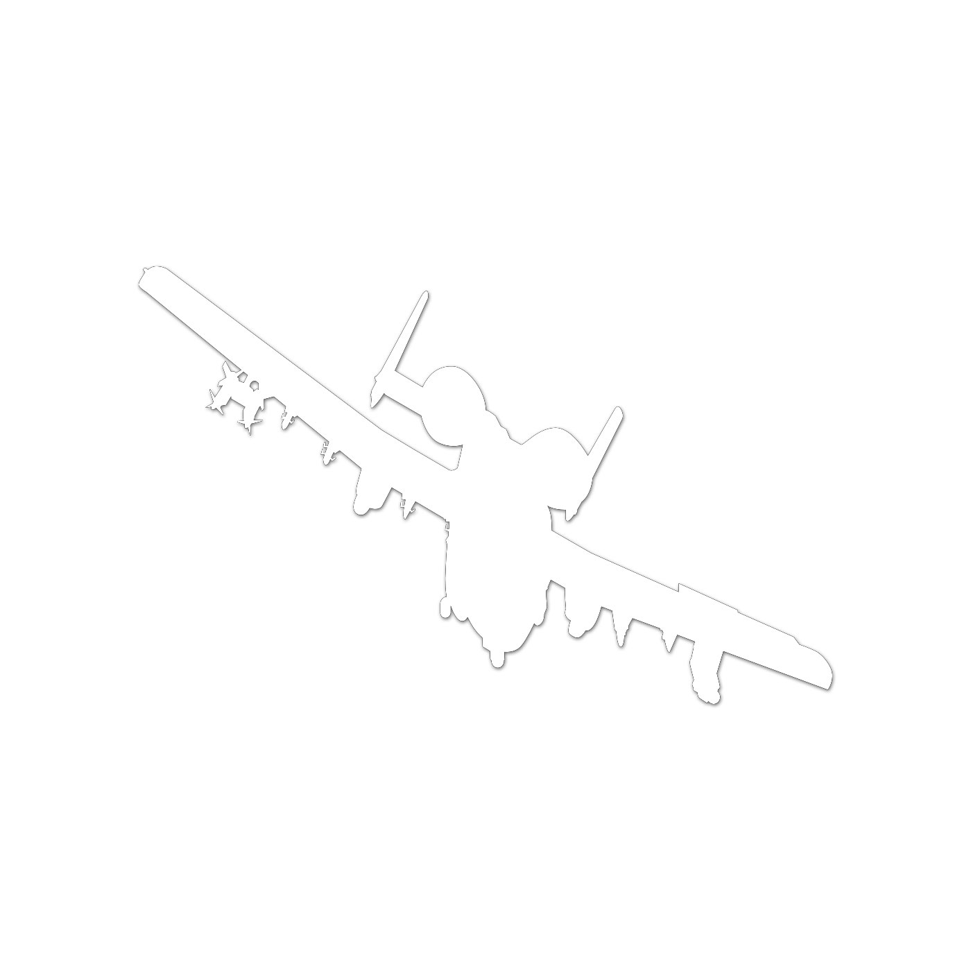 A-10 Thunderbolt II Sticker Decal Die Cut