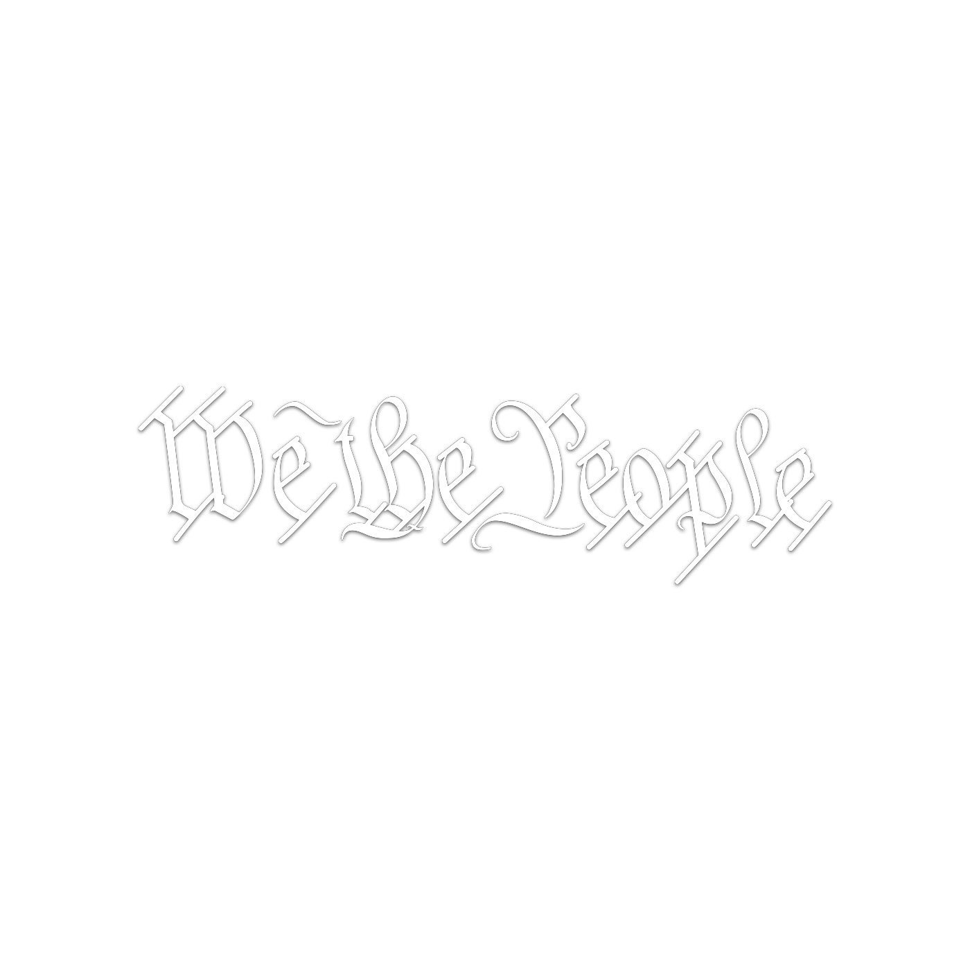 We The People Sticker Decal Die Cut