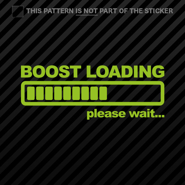 Turbo Got Boost Sticker Decal Die Cut - Self Adhesive Vinyl - Weatherproof - Made In USA - Many - Foto 5