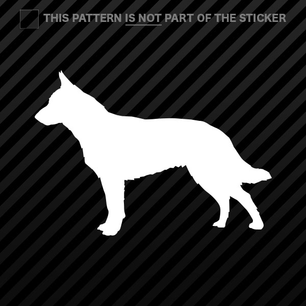 (2x) Australian Cattle Dog Sticker Self Adhesive Vinyl dog canine pet