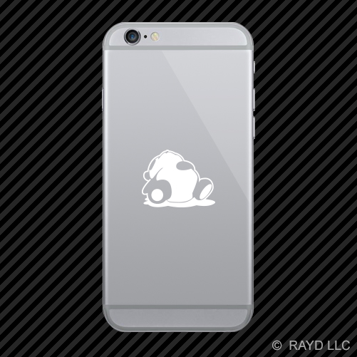(2x) Sleeping Panda Cell Phone Sticker Mobile jdm drift lazy many colors