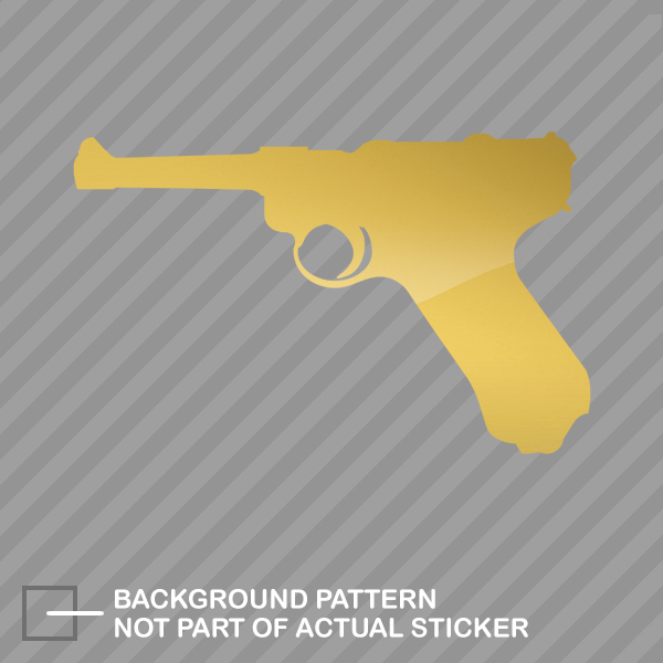 Luger Sticker Luger Sticker Decal Vinyl P08 P-08 German handguns | eBay
