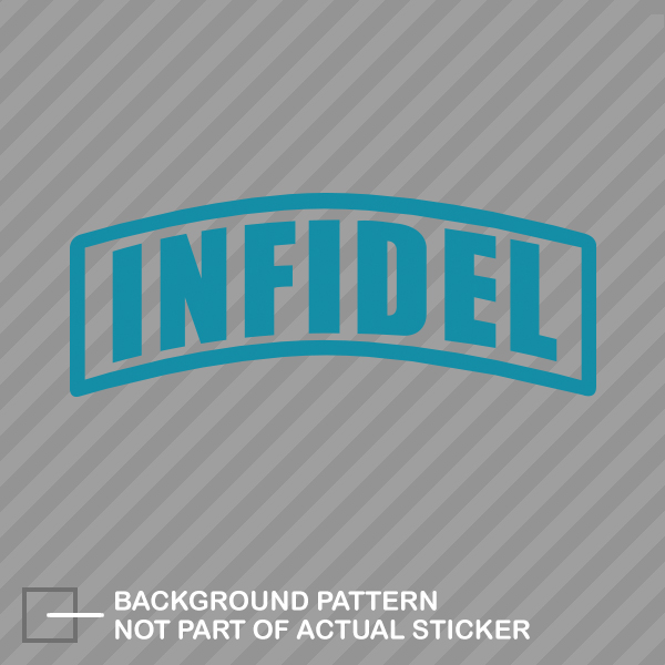 Infidel Sticker Decal Vinyl us army usmc | eBay