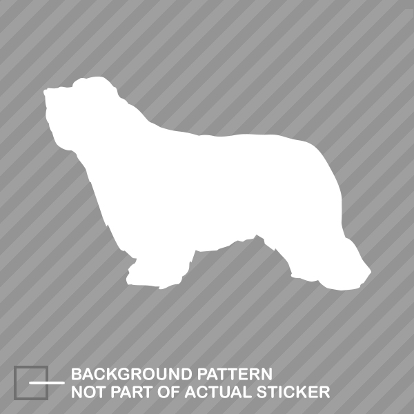 Bearded Collie Sticker Die Cut Decal dog canine pet