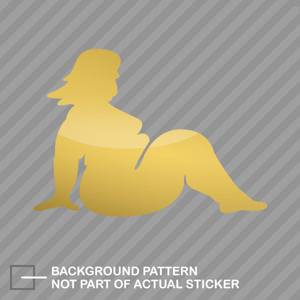 Mudflap Fat Girl Sticker Decal Vinyl trucker | eBay
